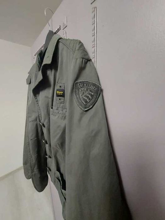 Jachetă Blauer U.S.A. originală, subtire, kaki, stil militar