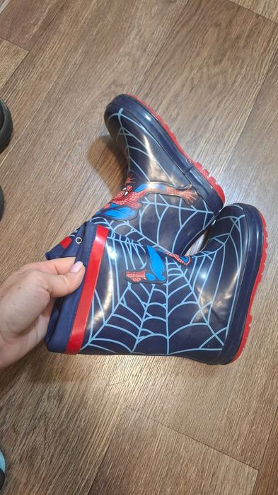 Резиновые сапожки Человек паук.