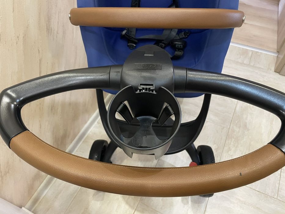 Детска Количка Stokke® Xplory® X + бебешки кош - цвят Royal Blue