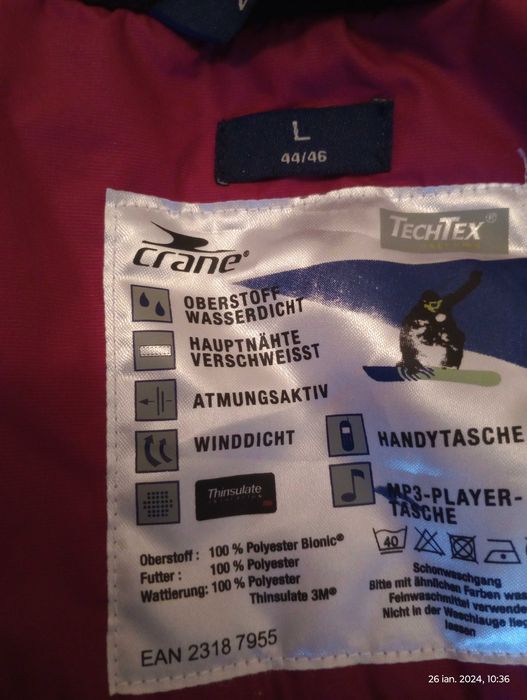 Costum pt schiat dama L