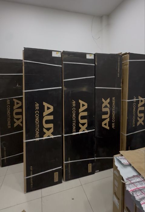 колонный кондиционер Aux 48/60/100 Inverter 150кв Гарантия +Доставка