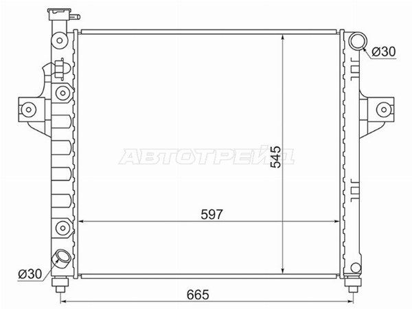 Радиатор Jeep Grand cherokee
