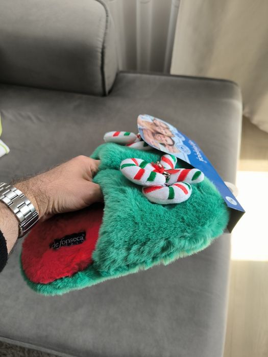 Дамски коледни чехли defonseca