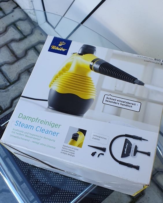Aparat curățare cu aburi nou.