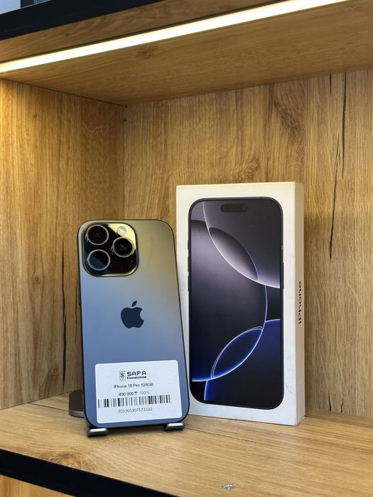 айфон 16 про черный 100%