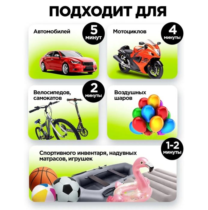 Автокомпрессор двухпоршневой