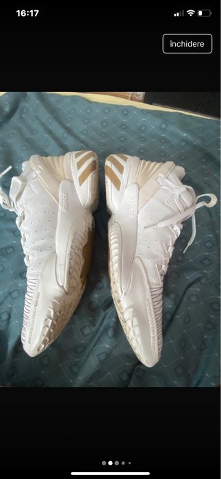 Adidasi baschet D.O.N issue gold metallic