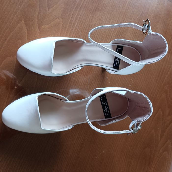 Дамски черни сандали на ток, булчински, бели обувки на ток, естест