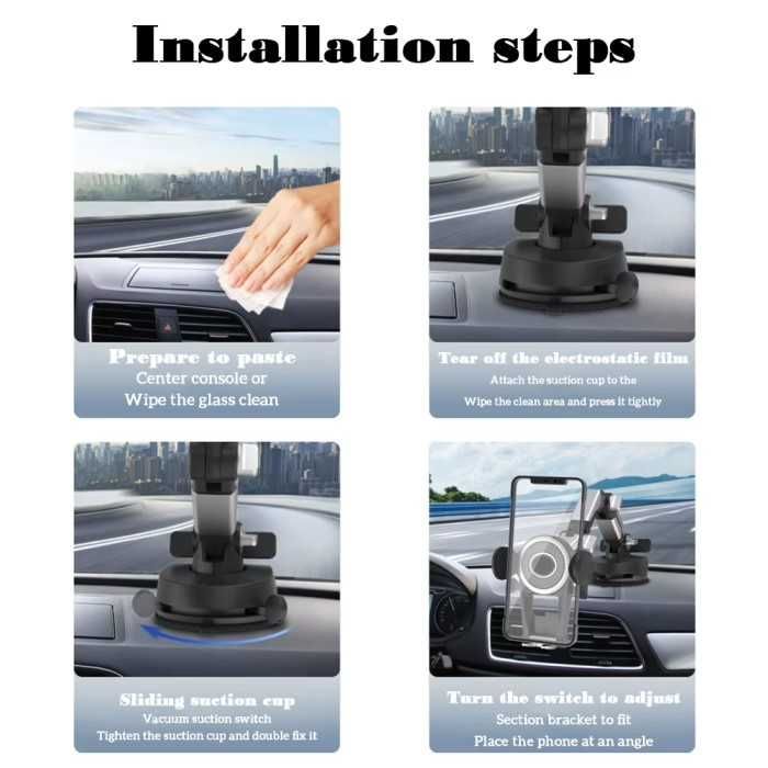 Поставка за телефон Automat, Въртяща, За кола, бус и др.