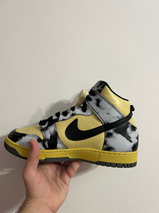 Nike Dunk High 1985 Black Acid Wash