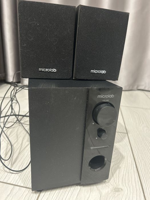 Колонки с вуфером microlab m 109