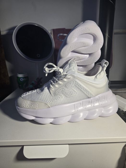 Versace chain reaction triple white