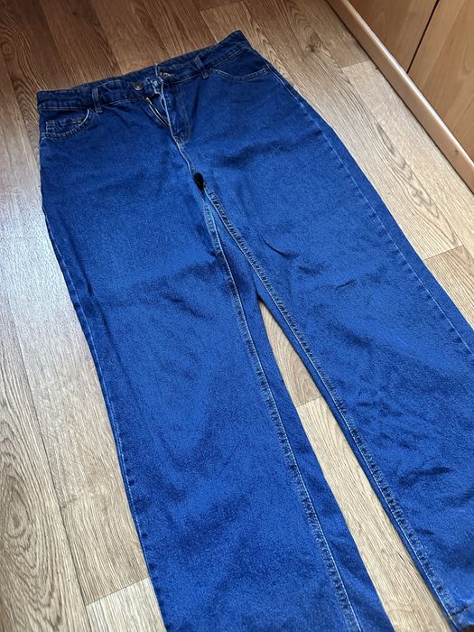 Джинсы тёмно-синие, размер 48