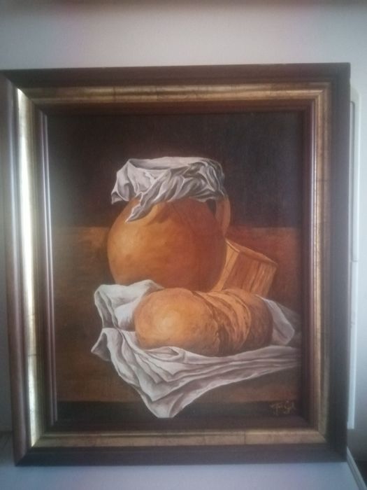 Маслена картина на платно, закупена от Испания.