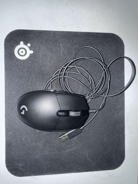 Мышка logitech g102 с ковриком