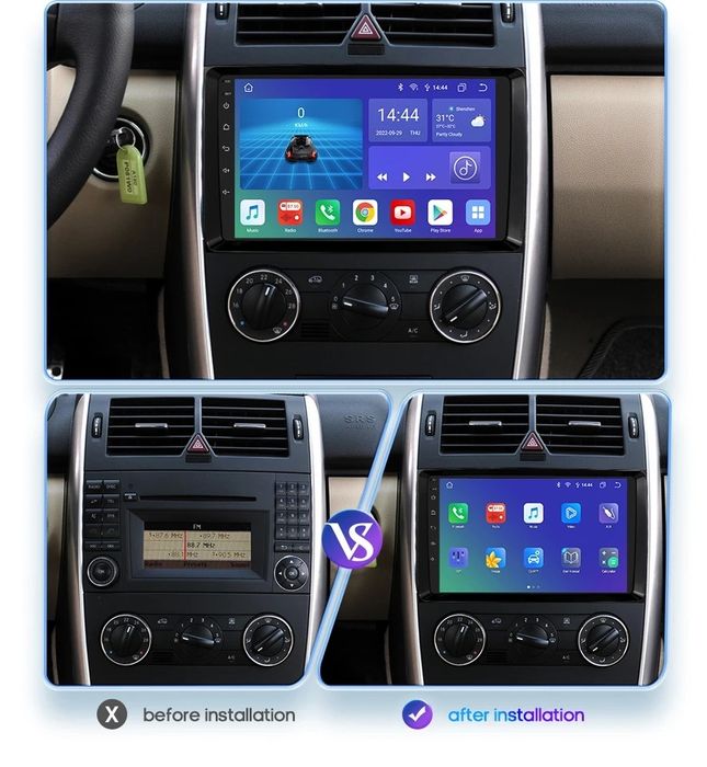 Navigatie Android 8gb Ram  Mercedes Sprinter,Vito,B200,W209,W245,W639