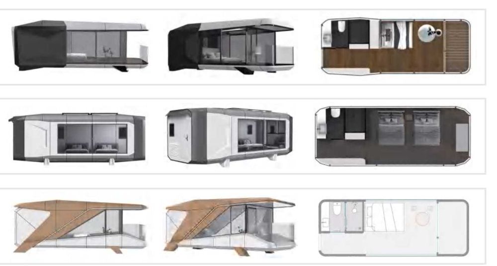Casa modulara tip container / capsula / pliabile
