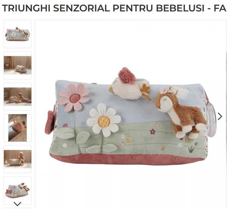 Vand triunghi si salteluta senzoriala Little Dutch noi