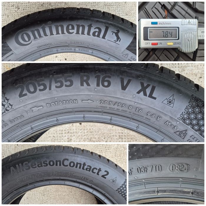 O bucată 205/55 R16 M+S iarnă - una Continental Pirelli