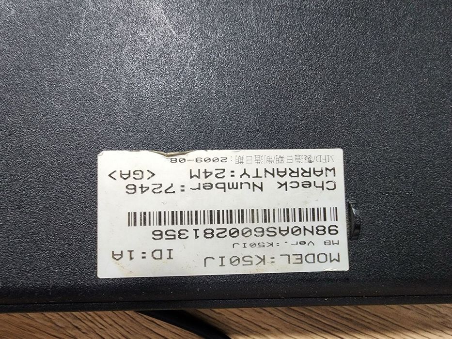 Ноутбук в рабочем состоянии (Intel Celeron, 2 ГБО ЗУ)
