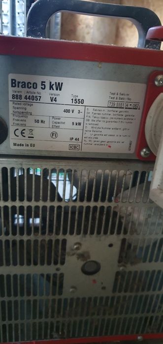 aerotermă Braco 5kw trifazic