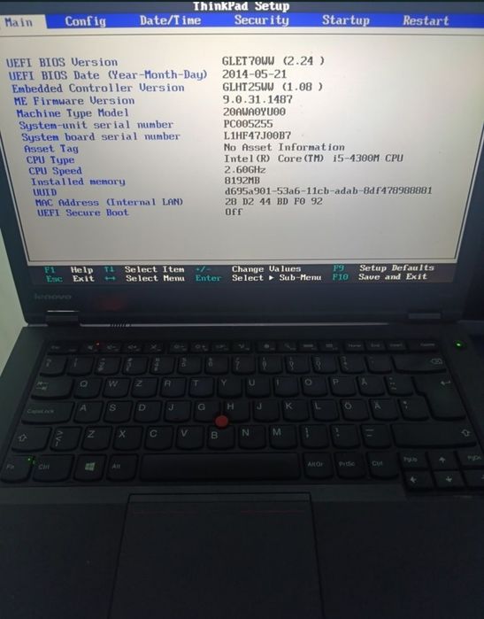 Dezmembrez laptop Lenovo ThinkPad T440p