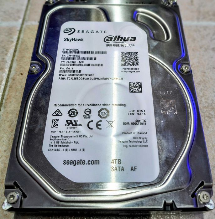 Hdd Dahua 4 T Seagate