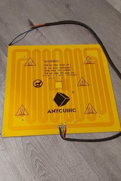 Pat imprimanta 3 d de căldură anicubic mega dim 310mmx330mm