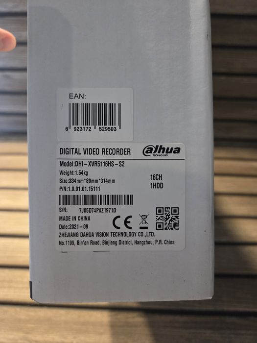 DVR Dahua Pentabird WiZSense DHI-XVR5116HS-S2 DVR/XVR 16 Canale – Nou – Suport 1 HDD