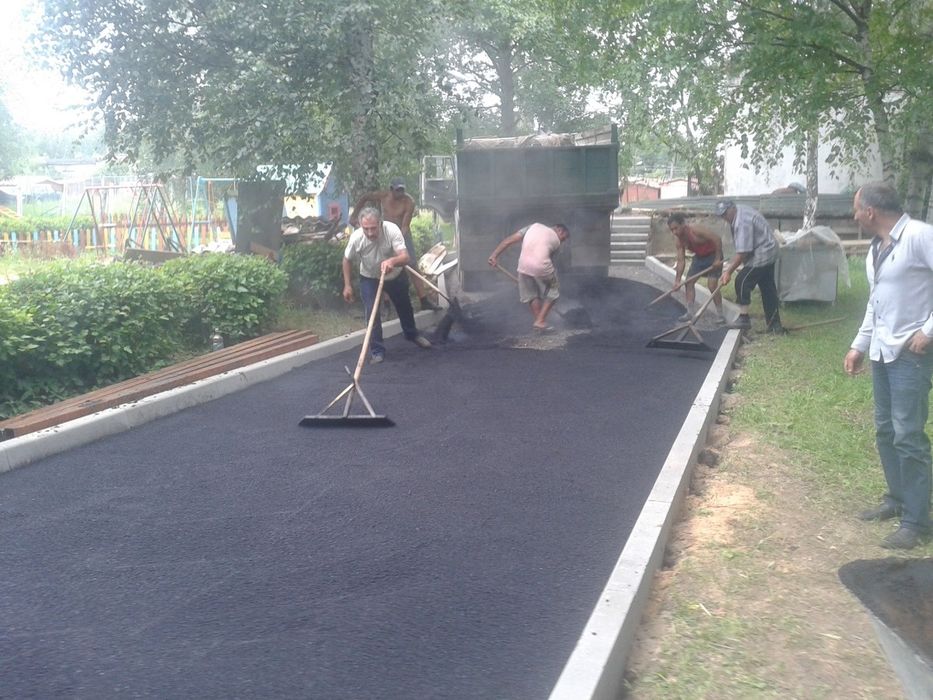 Укладка асфальта