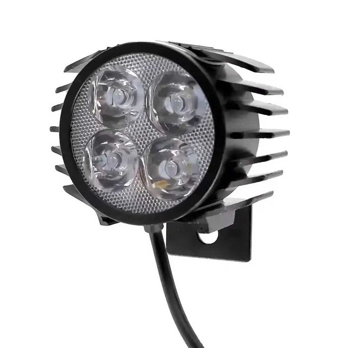 Far cu claxon trotineta electrica bicicleta LED PUTERNIC 36V 48V 60V