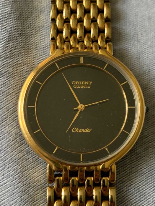 ORIENT Quartz SHANDOR 22 k. Gold plated, JAPAN