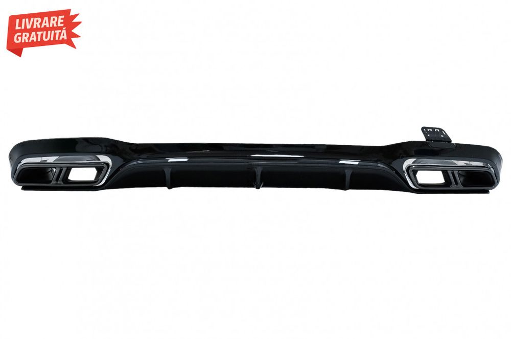 Difuzor Bara Spate cu Ornamente Evacuare Mercedes E-Class W213 (2016-2