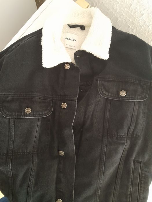 Geaca de blugi cu blana