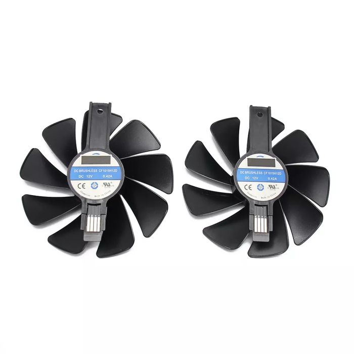 1 Pieza CF1015H12D 12V 0.42A 95MM Ventilador Para Zafiro RX 470 480 570 580 590 Ventilador De Refrigeracion De Tarjeta Grafica Negro Hugo Ventiladores De Refrigeracion De La Computadora