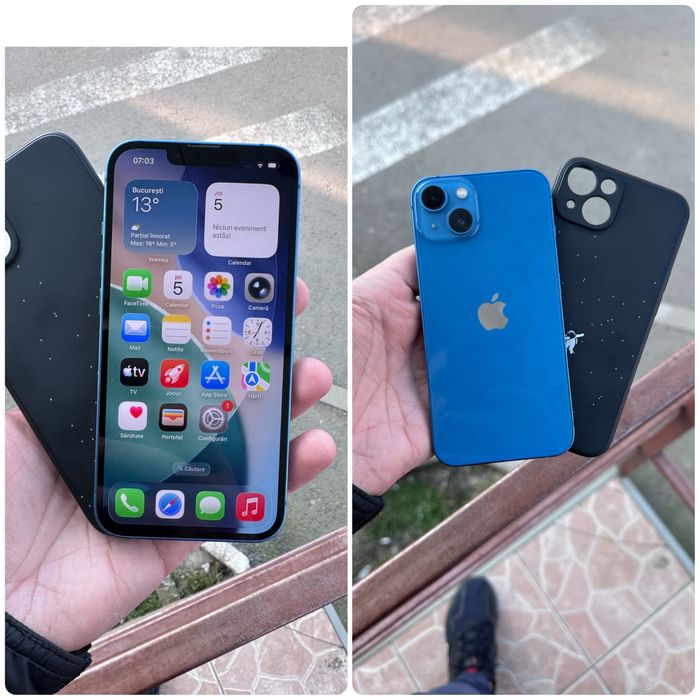 Iphone 13 Albastru 256 Gb Neverlock bat 100%( dezmembrez telefoane)
