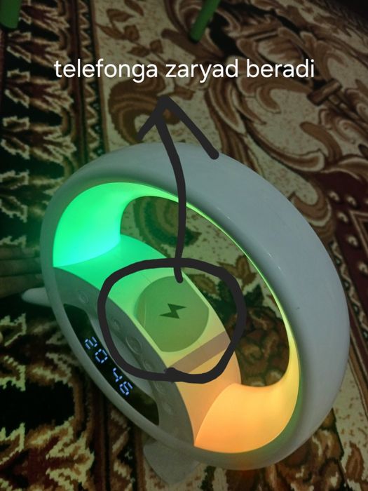 Led Wireless Charging Speaker