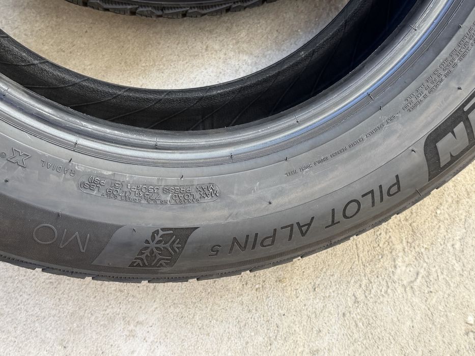 4 Anvelope Iarnă Michelin Pilot Alpin 5 MO – 215/65 R17 – DOT 2024