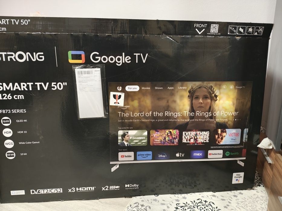Strong SRT50UF8733 4K Ultra HD Android Smart QLED телевизор