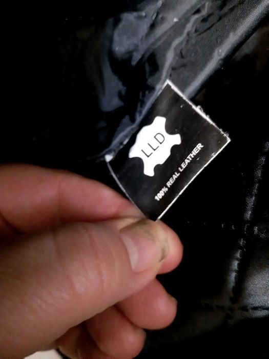 Мъжко естествена телешка кожа яке 2XL LLD само пробвано