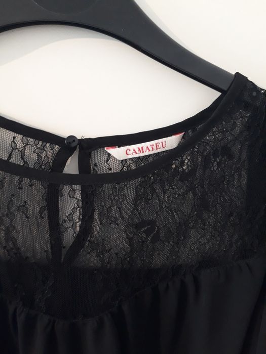 Bluză neagră elegantă