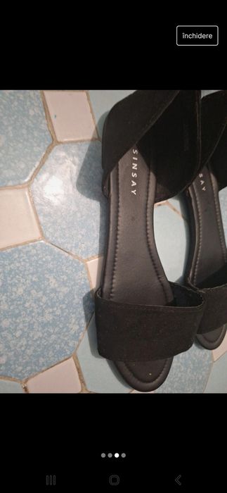 Sandale sinsay negre