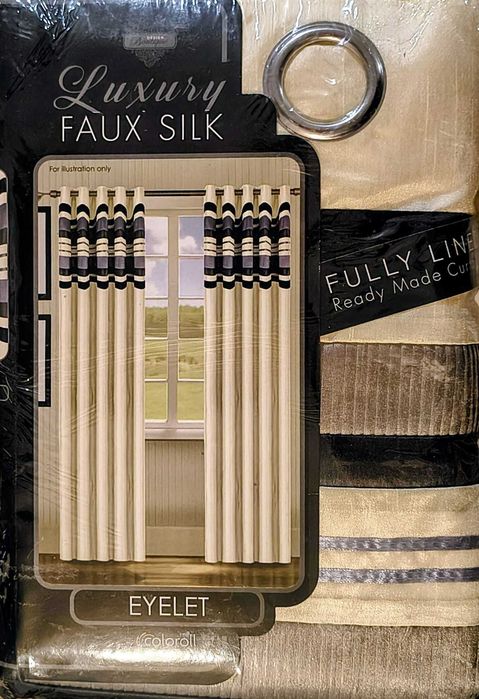 LUX ȘI ELEGANȚĂ PENTRU CASA TA! Set Draperii „Luxury Faux Silk” – NOI, SIGILATE!