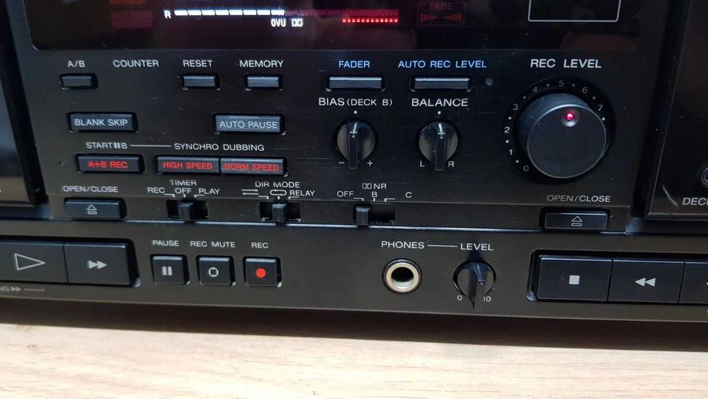 Sony TC-WR820 LC-OFC laser amorphous head 7 motoare AUTO REC LEVEL