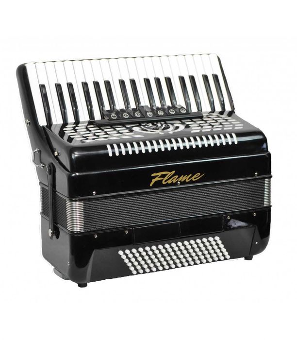 Acordeon Flame AC 37 clape / 96 basi negru