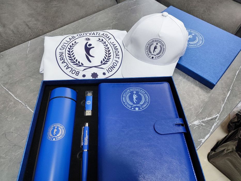 Korporativniy sovg’alar: naborlar, paketlar, bloknotlar,butulkalar.