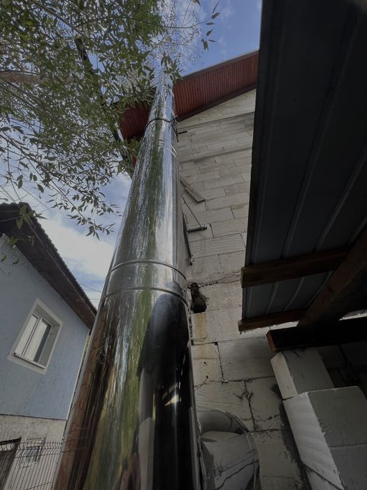 Horn din inox cos de fum facem la comada