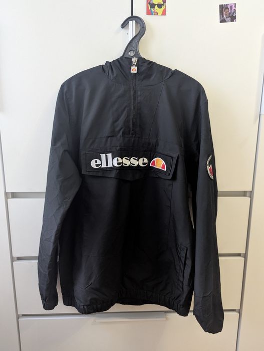 Винтажный анорак Ellesse Mont 2 — чёрный,