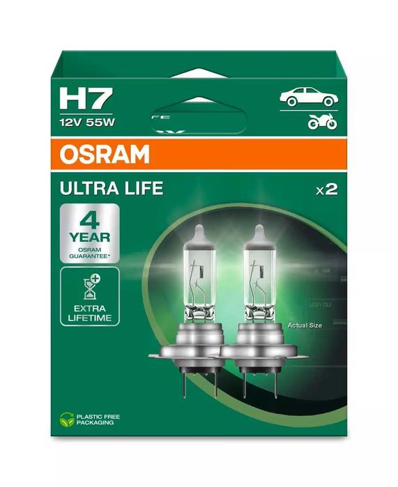 Автомобилни крушки OSRAM ULTRA LIFE H1,H4,H7,H11,сигнални/габаритни/интериорни,ксенонови(XENON/HID)