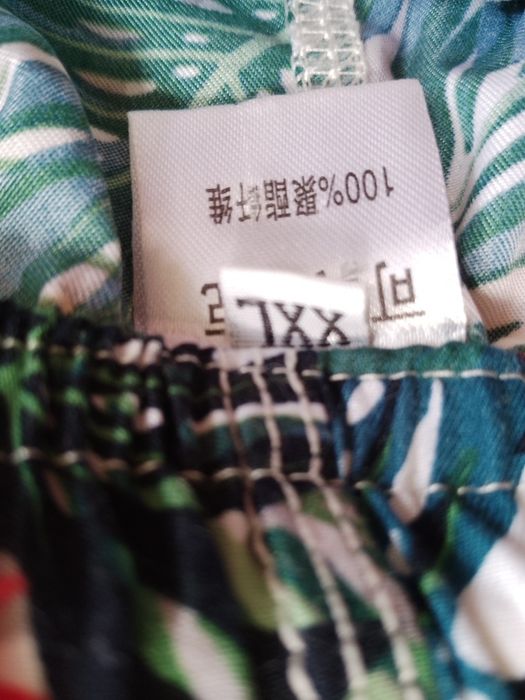 Мъжки бански шорти с хавайски принт / Men's Hawaiian Swim Shorts - Размер XXL